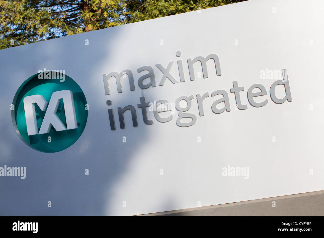 La sede centrale di Maxim Integrated. Foto Stock