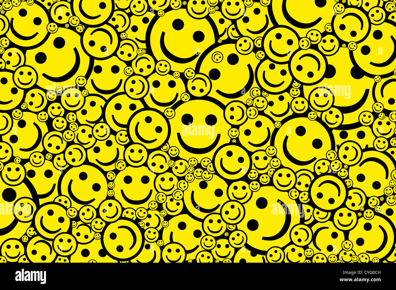 Happy smile illustrazione Foto Stock