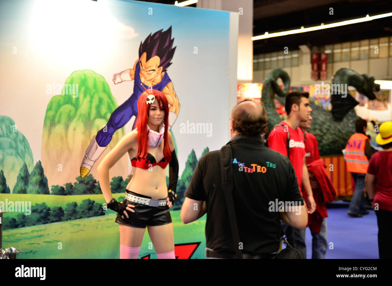 Dragon Ball nel XVIII saló del manga di Barcellona Foto Stock