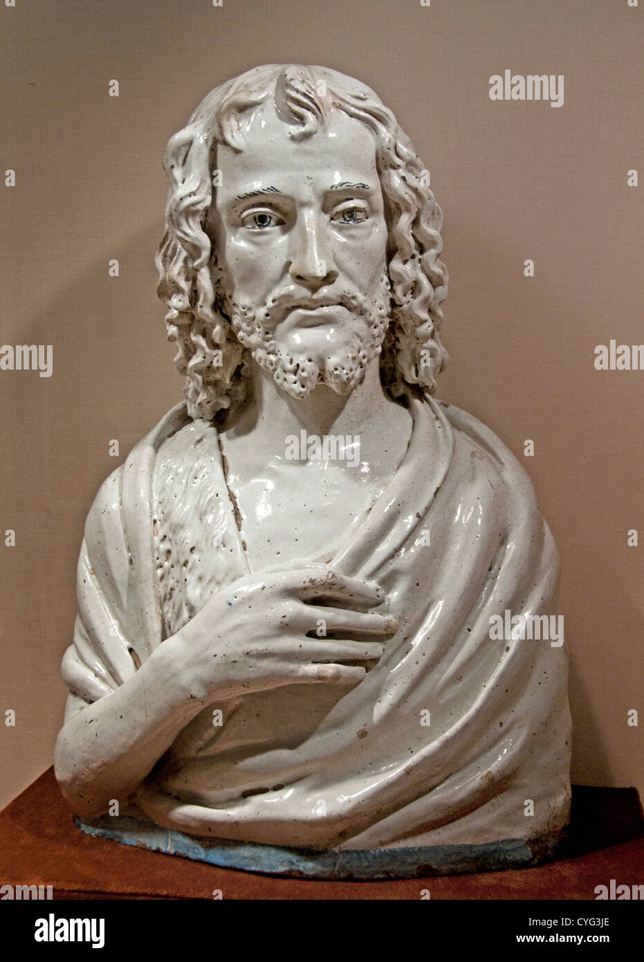 Cristo Gesù Italia porcellana italiana del XVI secolo Foto Stock