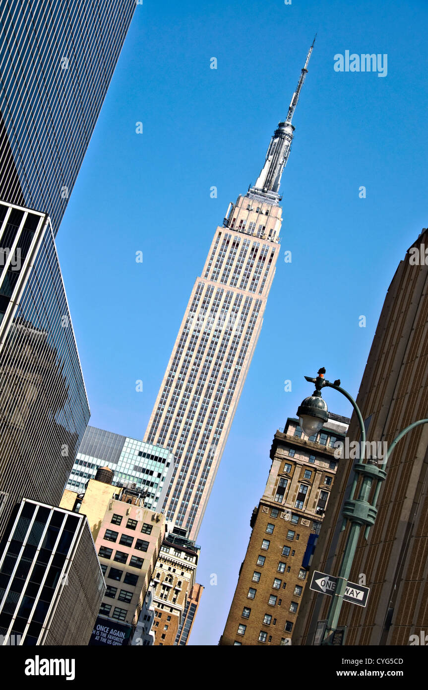 Empire State Building - New York City, Stati Uniti d'America Foto Stock