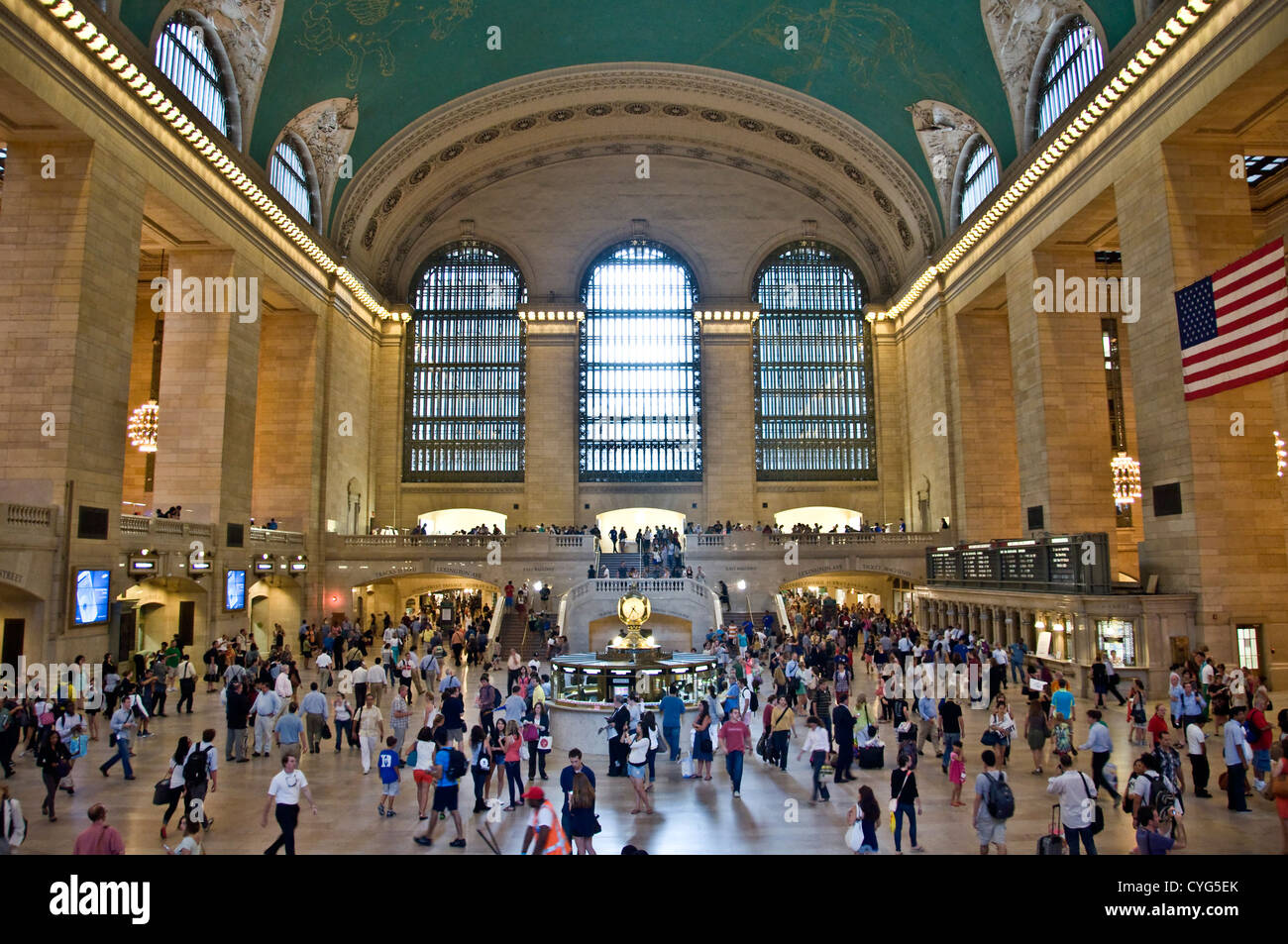 Terminal Grand Central Station, vista all'interno dell'atrio principale - New York City, Manhattan STATI UNITI D'AMERICA Foto Stock