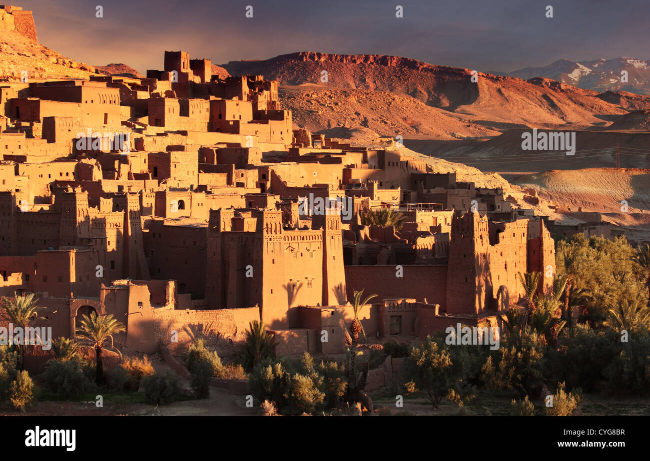 Ait Benhaddou, Marocco Foto Stock