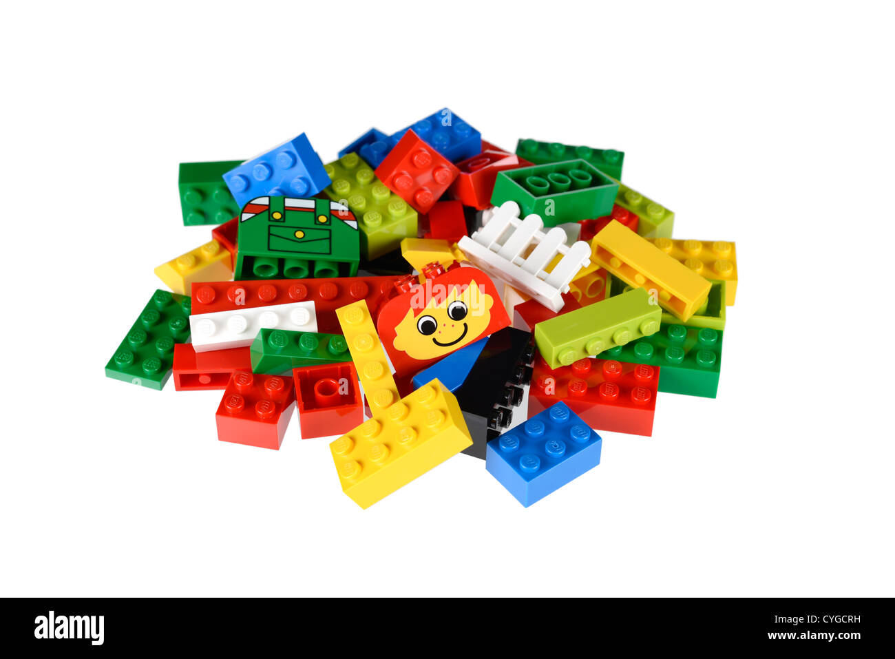 Lego, pezzi, blocchi di Lego, mattoni Foto Stock