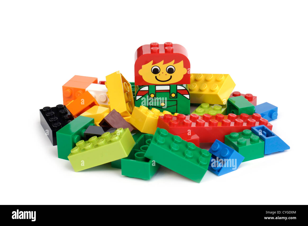 Lego, pezzi, blocchi di Lego, mattoni Foto Stock