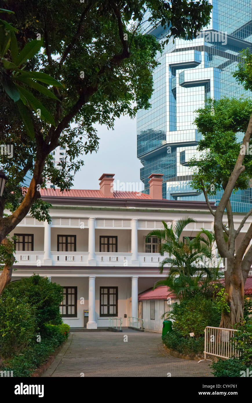 Flagstaff House Museum di Teaware, Hong Kong Park Foto Stock