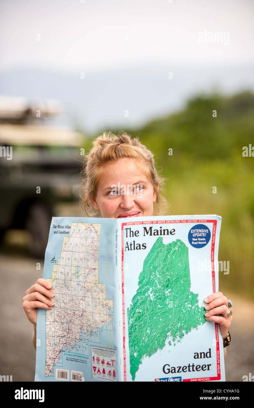 Donna su un viaggio nel Maine e arrestato nel Berkshires Foto Stock