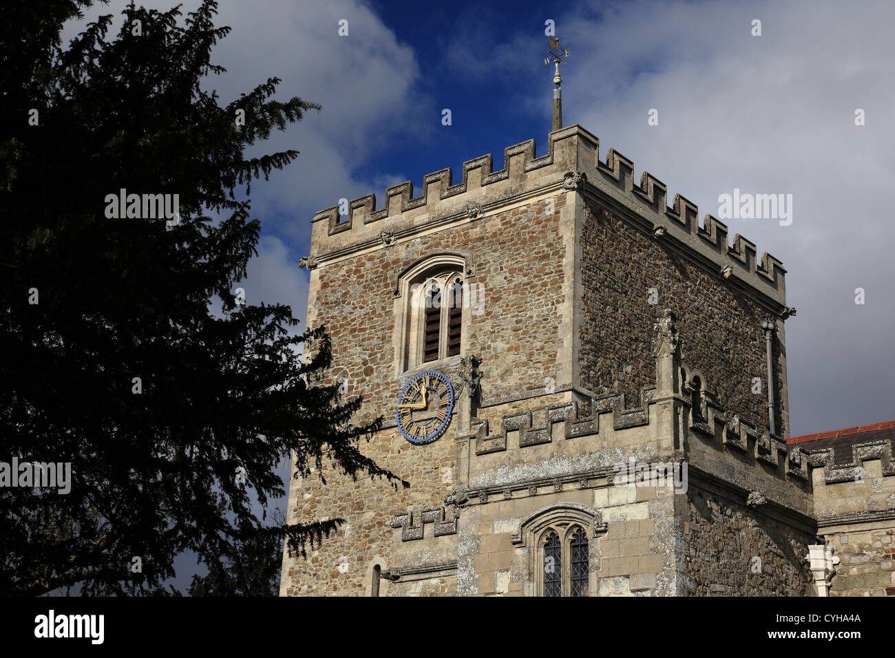 Bletchingley chiesa di Santa Maria, Surrey, Inghilterra Foto Stock