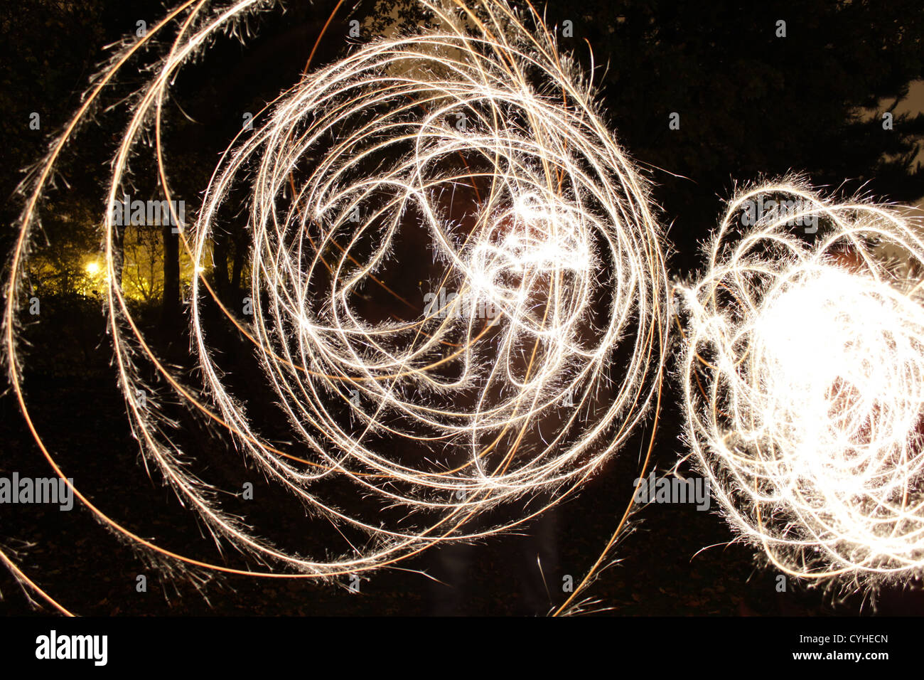 Botti sulla notte dei falò. Foto Stock