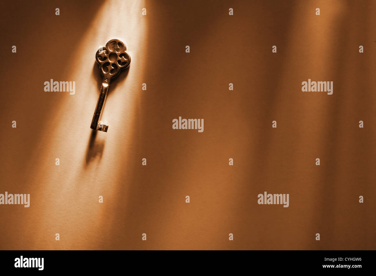 Chiave vergine di successo ...................... Foto Stock