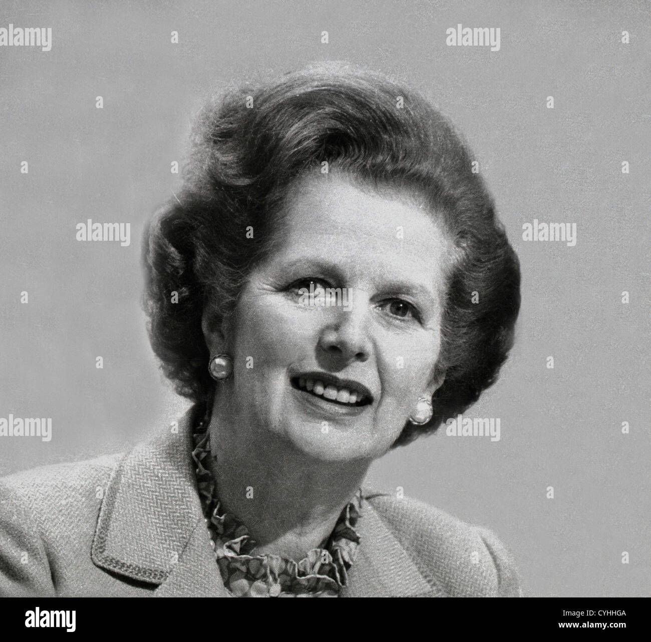 Margaret Thatcher 1984 Foto Stock