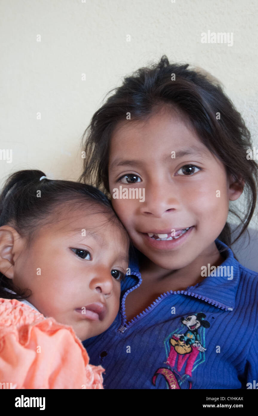 I bambini in Guatemala Foto Stock