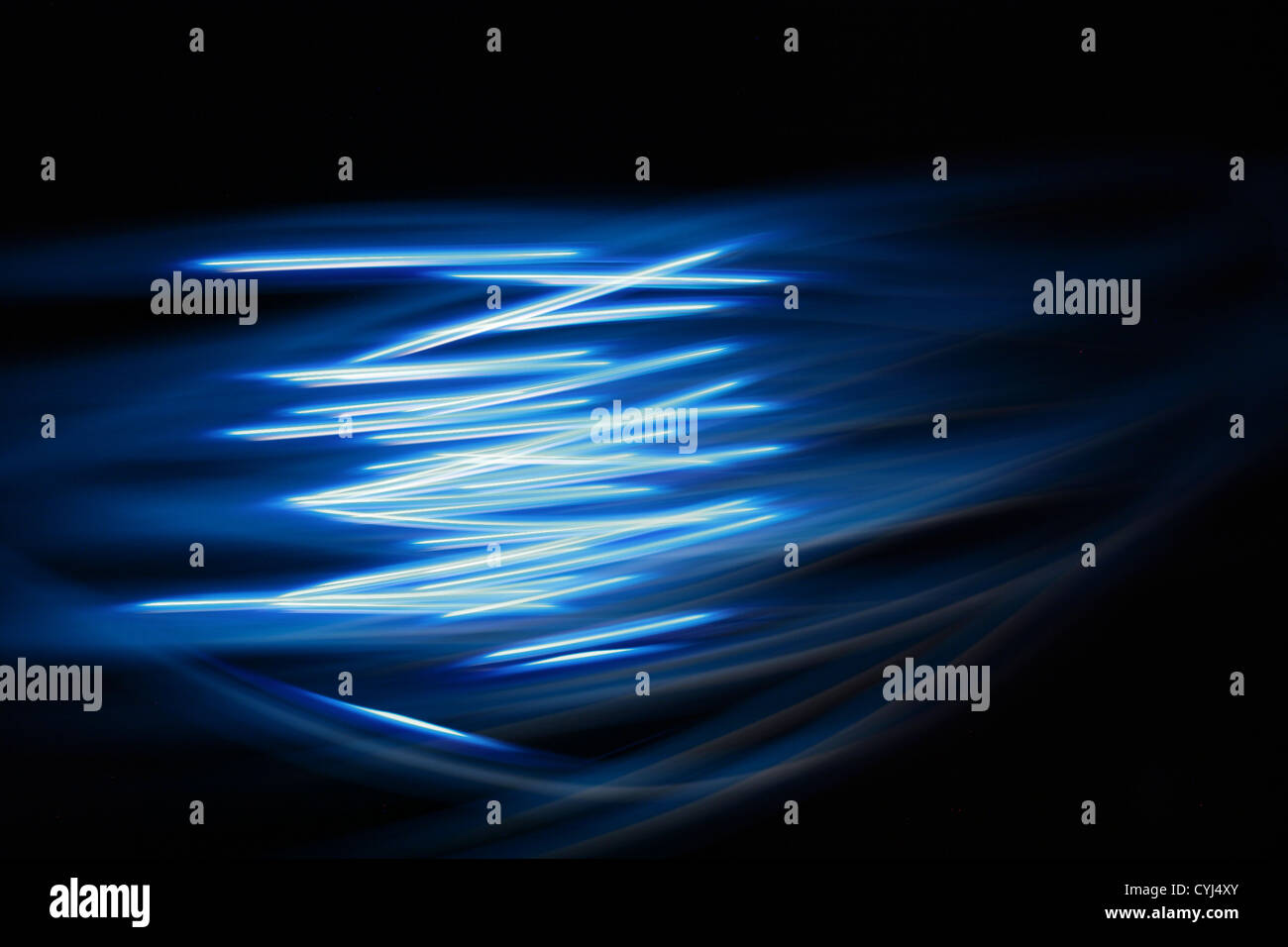 Illuminazione Blue Wave Foto Stock