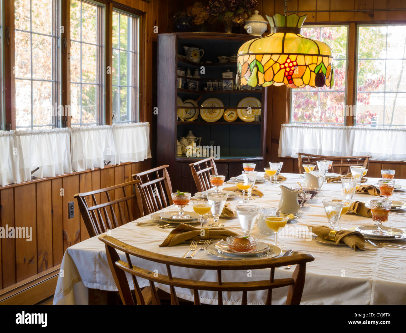 White House Inn, Bed and Breakfast, Cooperstown, NY Foto Stock