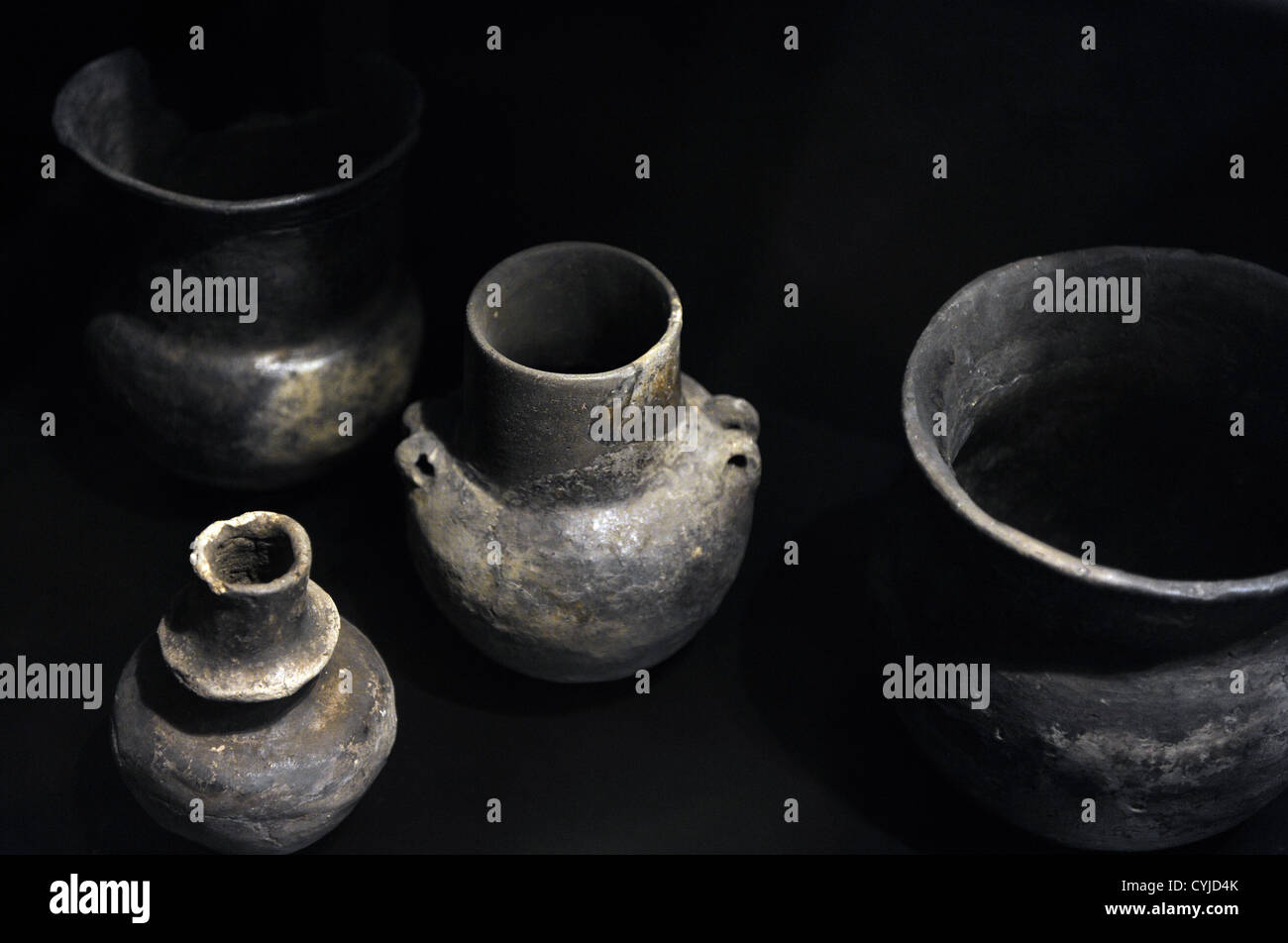 Ceramica. Da sacrifici fatti dagli agricoltori presso il lago. Periodo Neolitico. 3900-3500 A.C. Museo nazionale di Danimarca. Foto Stock
