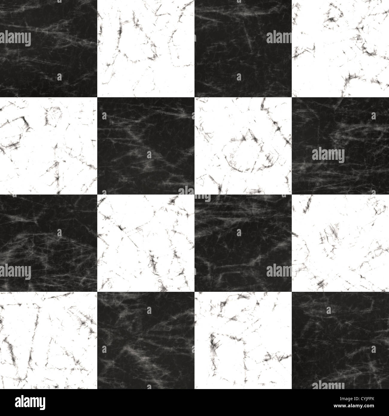 Alta qualità perfetta di marmo a scacchiera piastrellisti Foto Stock