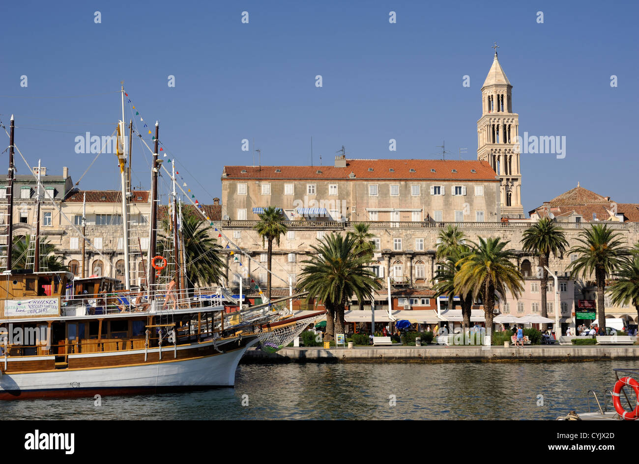 Croazia, Spalato, città vecchia, Palazzo di Diocleziano Foto Stock