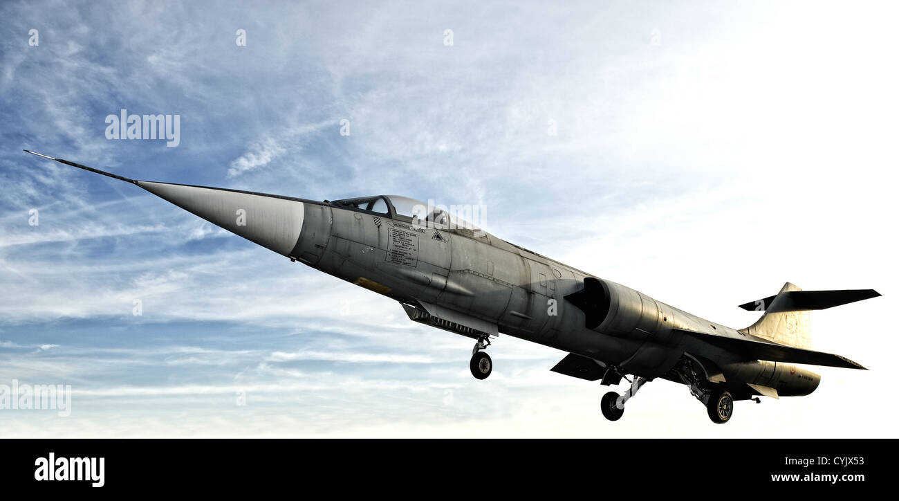 Aeromobile jet Lockheed F-104 Starfighter fighter Foto Stock