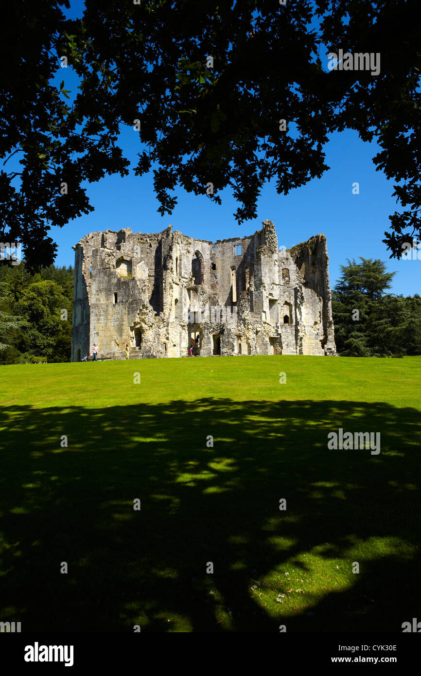 Il vecchio castello Wardour, Wiltshire, Inghilterra, Regno Unito Foto Stock