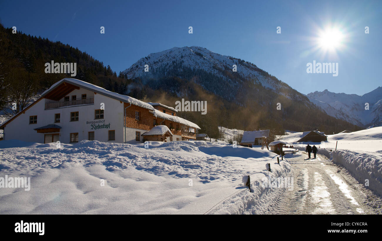 Villaggio Dietersberg in Algovia Alpi Foto Stock