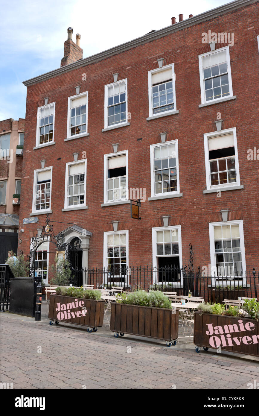 Jamie Oliver's Ristorante Italiano, Nottingham City Centre Regno Unito Foto Stock