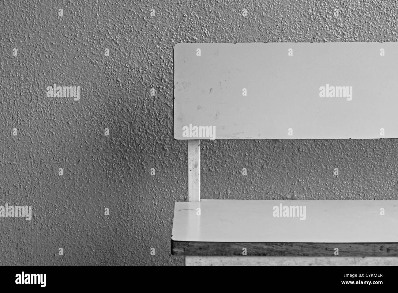 Banco di scuola Foto Stock