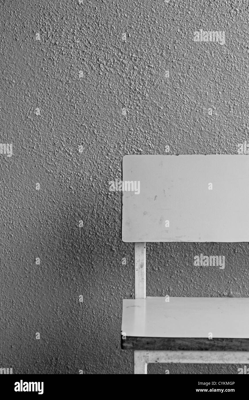 Banco di scuola Foto Stock