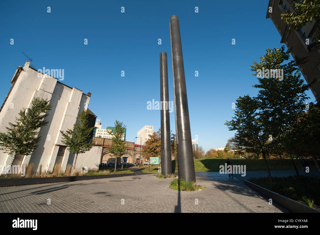 Ingresso alla Vauxhall Pleasure Gardens da Kennington Lane nel centro di Londra Foto Stock