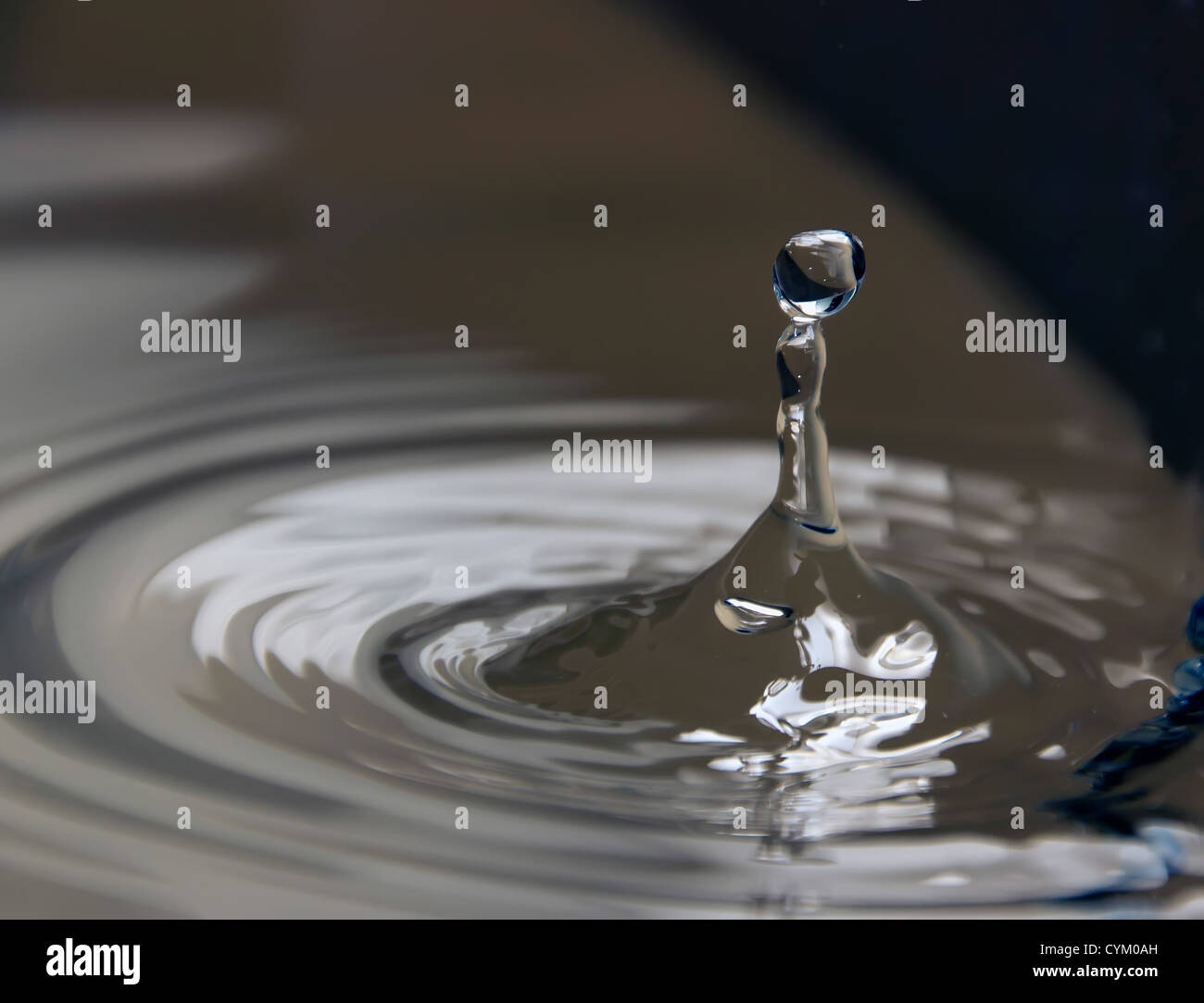Montare Raindrop abstract Foto Stock