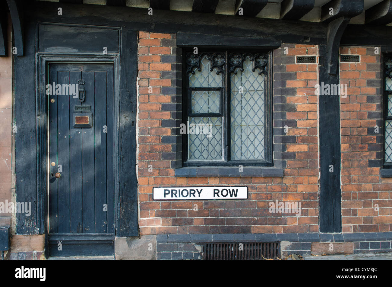 Lychgate Cottage in Priory Row, Coventry, Warwickshire Foto Stock