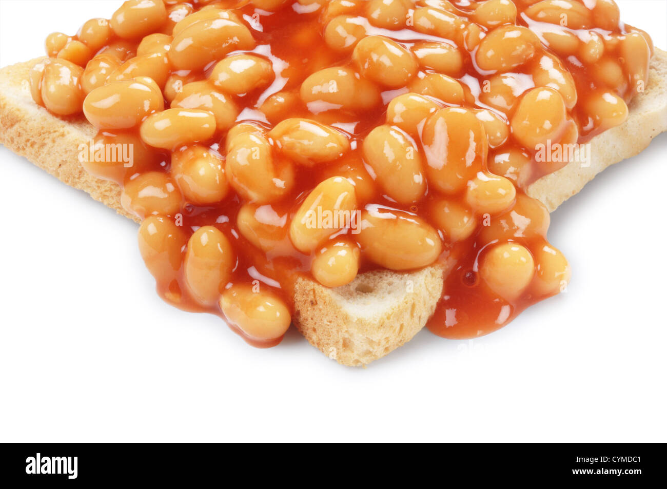 Fagioli su pane tostato - Giovanni Gollop Foto Stock