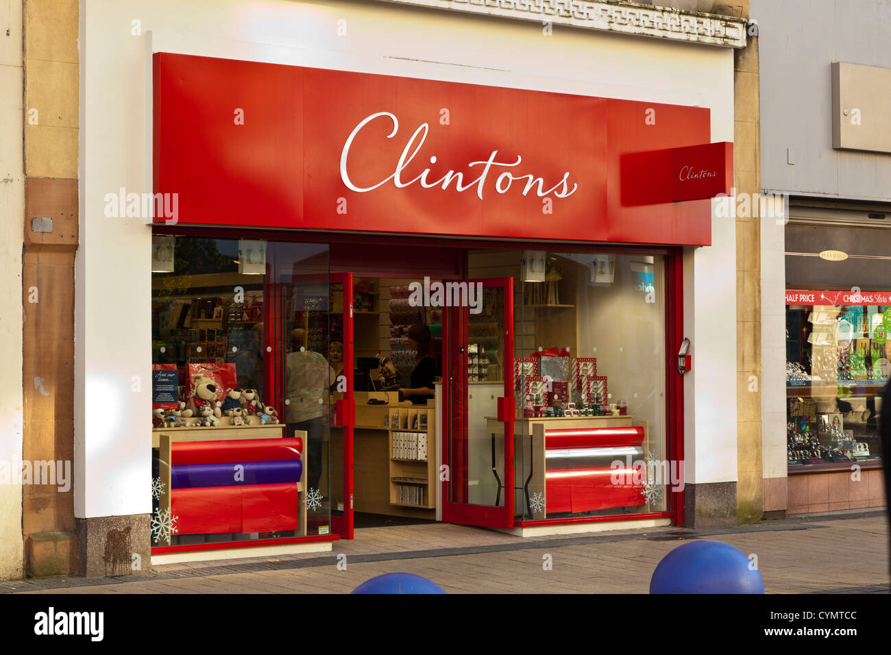 Clintons utilizzato per essere chiamato clintons carte in amministrazione controllata speriamo che è possibile trovare un acquirente di prendere in consegna, Broadmead Bristol REGNO UNITO. Foto Stock