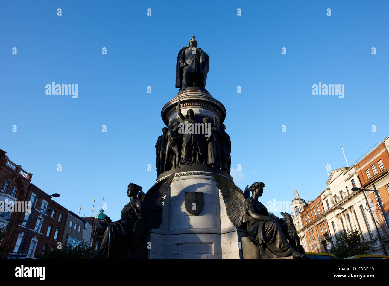 Daniel oconnell statua O'Connell street Dublino Repubblica di Irlanda Foto Stock