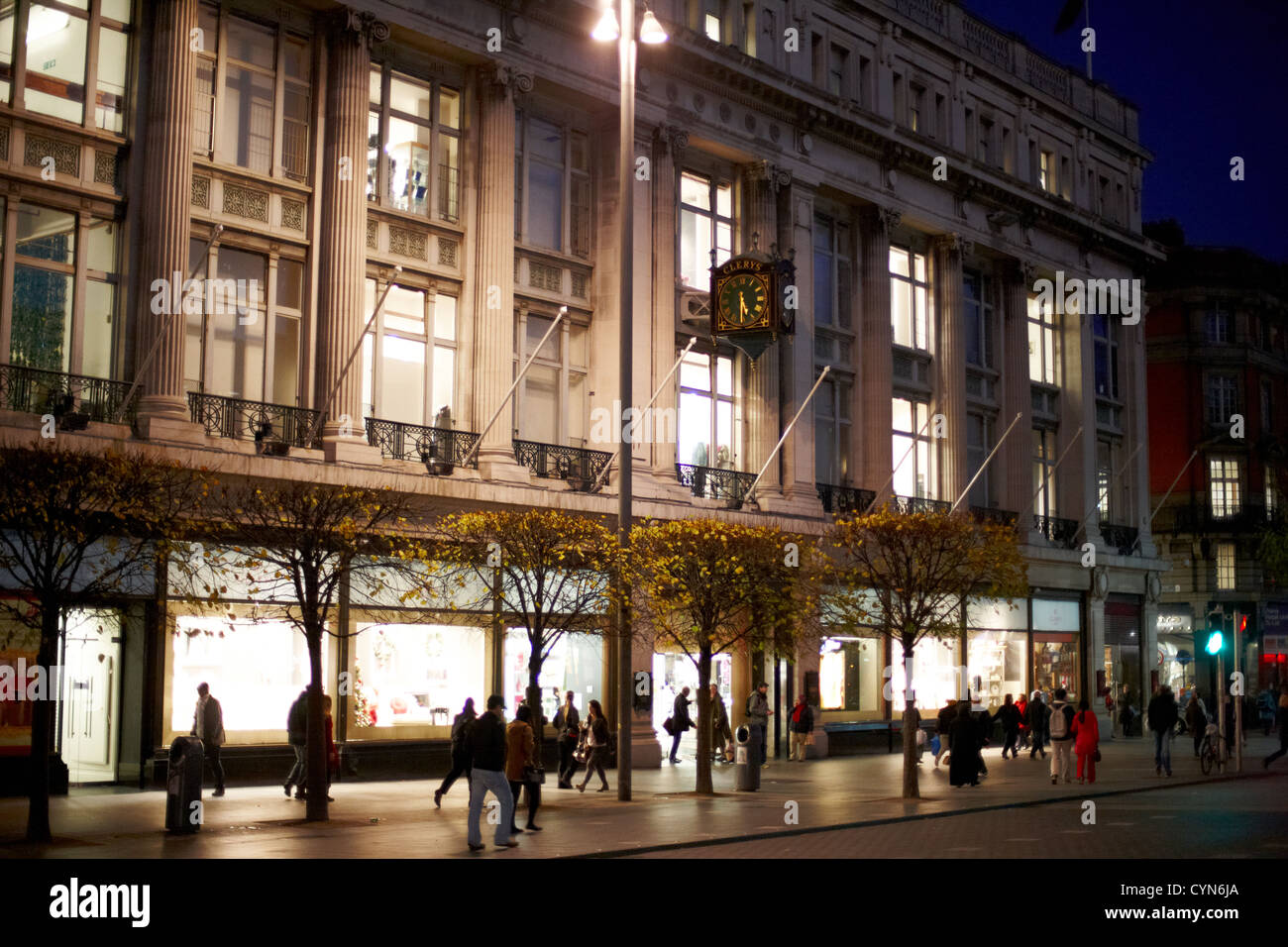 Clerys department store oconnell street a Dublino Repubblica di Irlanda Foto Stock