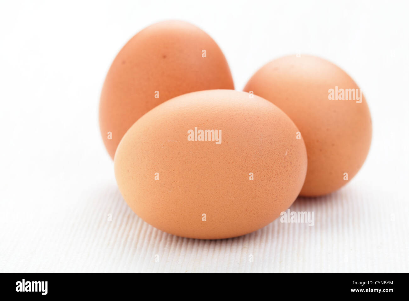 uova fresche Foto Stock