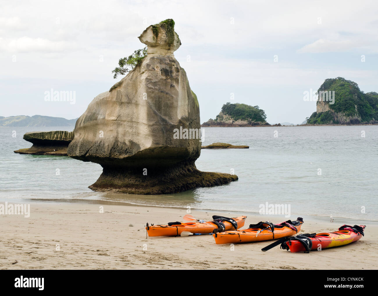 Cathedral Cave kayak Foto Stock