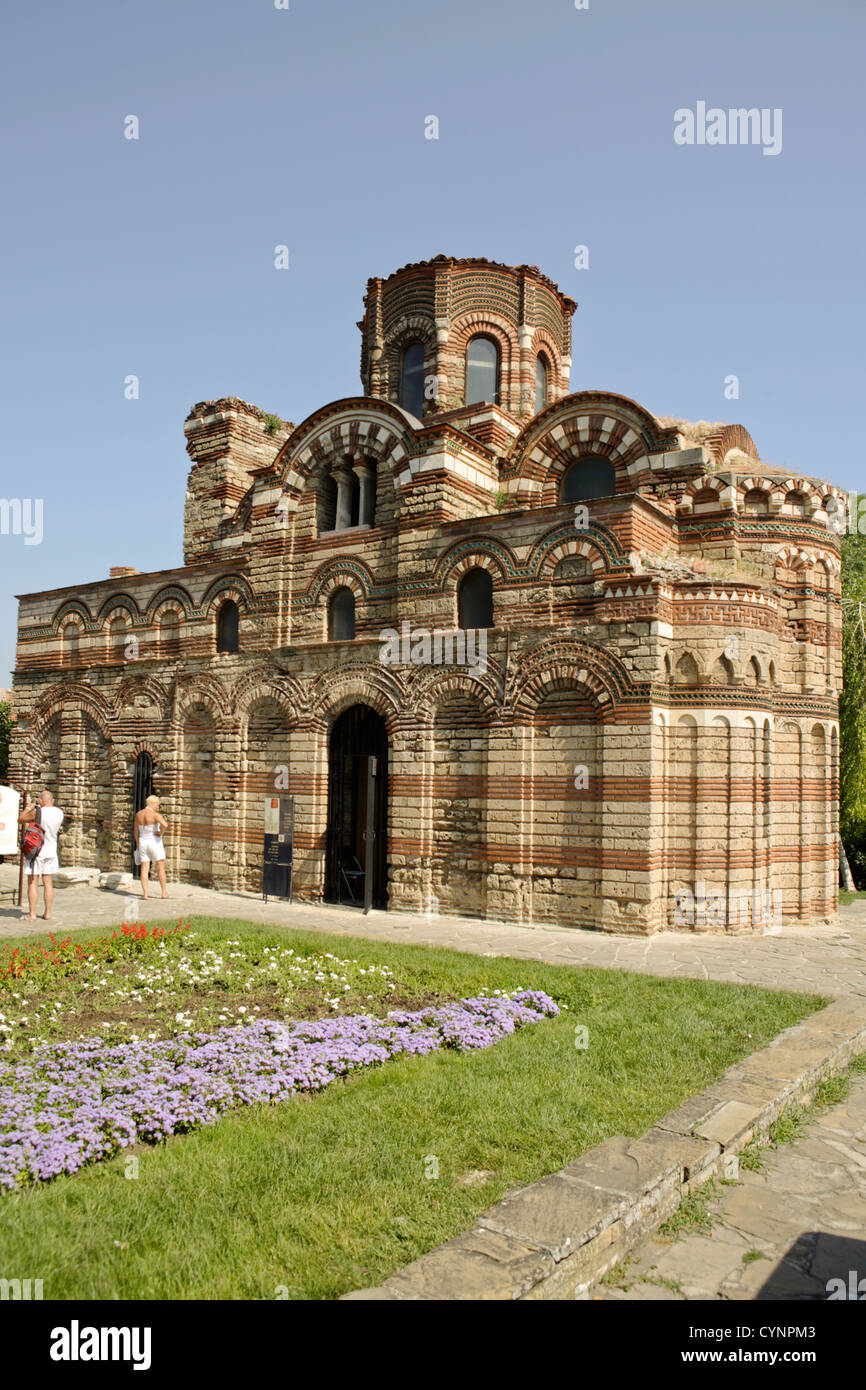 Patrimonio UNESCO sito, Pantokratorkiche, Nessebar, Mar Nero, Bulgaria, Europa Foto Stock