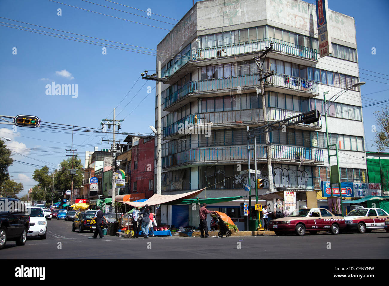 Giamaica Borough quartiere in Città del Messico DF Foto Stock