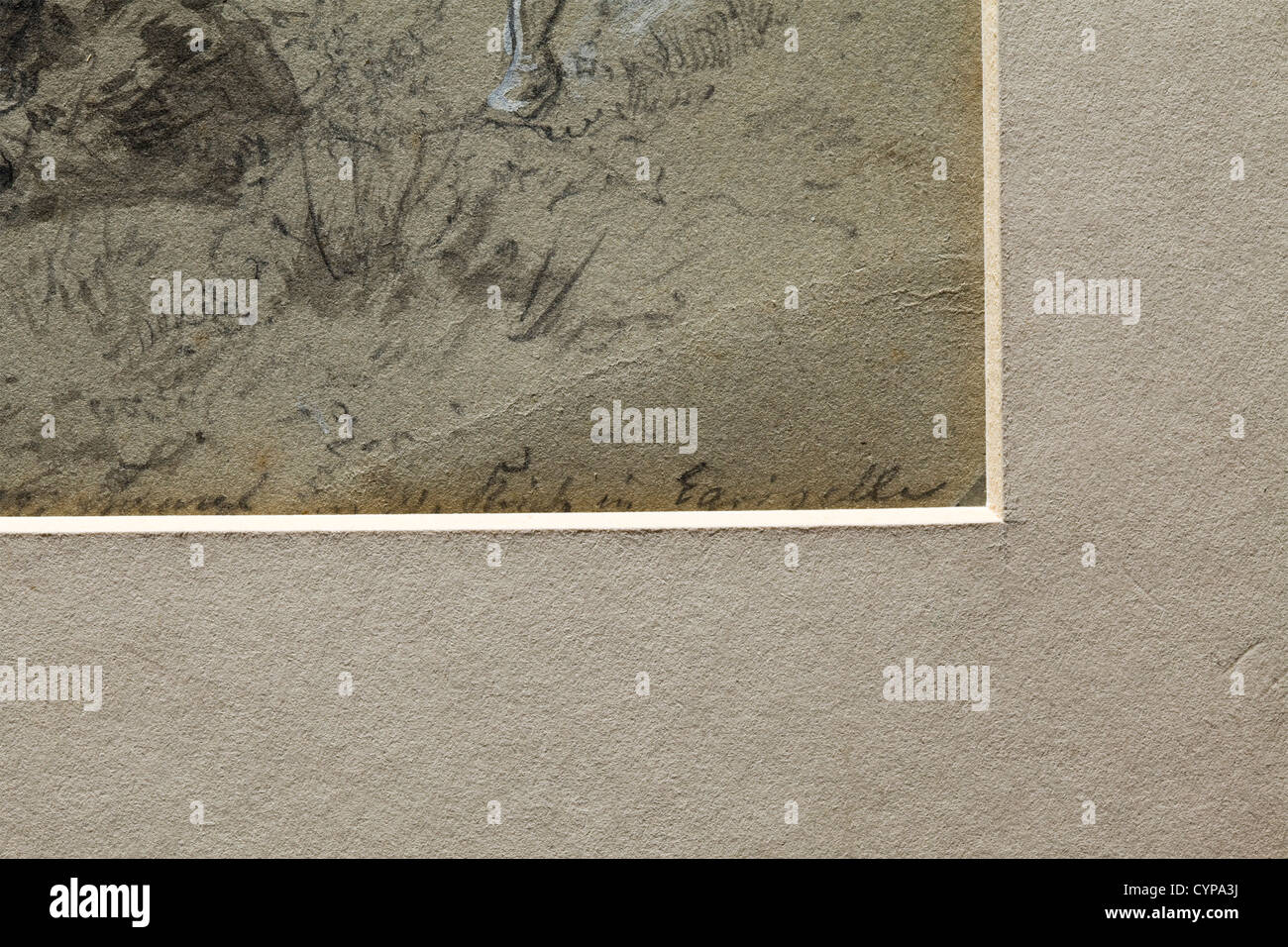 Louis Braun (1836 - 1913)- 'Battaglia al cimitero di Egrisell, 1870', combattimento di fanteria di fronte alla chiesa, tra le lapidi. Matita con evidenziatura opaca in rilievo,su carta grigia,dimensioni 18 x 24 cm. Firmato in basso a sinistra, in basso a destra con il titolo del motivo. Il professor Louis Braun era tra i più famosi artisti militari bavaresi, e partecipò alle campagne del 1864,1866 e 1870 - 71 (cfr Thieme-Becker, vol. IV,pagina 549),storico,storico,XIX secolo,Prussia,Germania,milizia,militare,oggetto,militare,diritti aggiuntivi-non disponibili Foto Stock