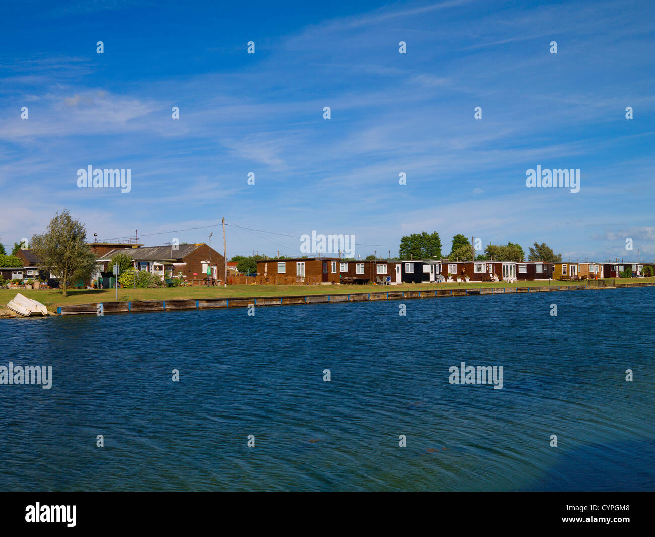 Bungalows Marine Parade Isle of Sheppey Sheerness Foto Stock