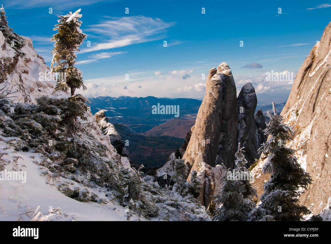 Ciucas paesaggio di montagna Foto Stock