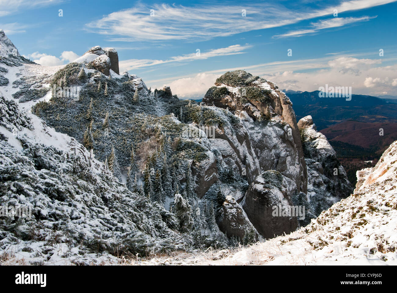 Ciucas paesaggio di montagna Foto Stock