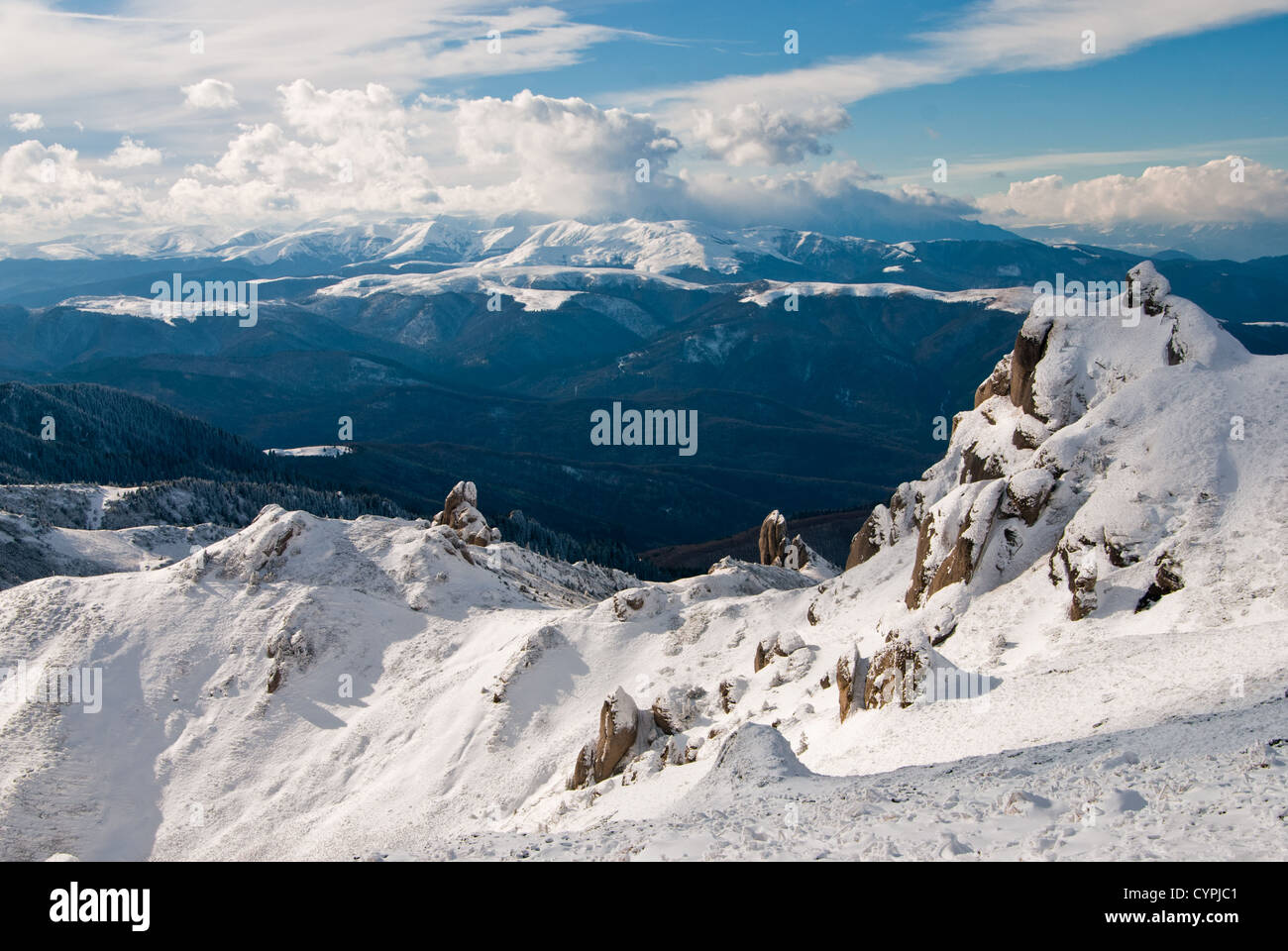 Ciucas paesaggio di montagna Foto Stock