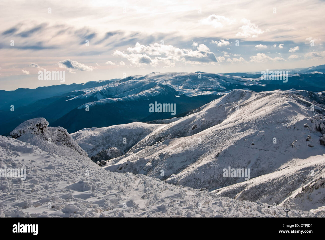 Ciucas paesaggio di montagna Foto Stock