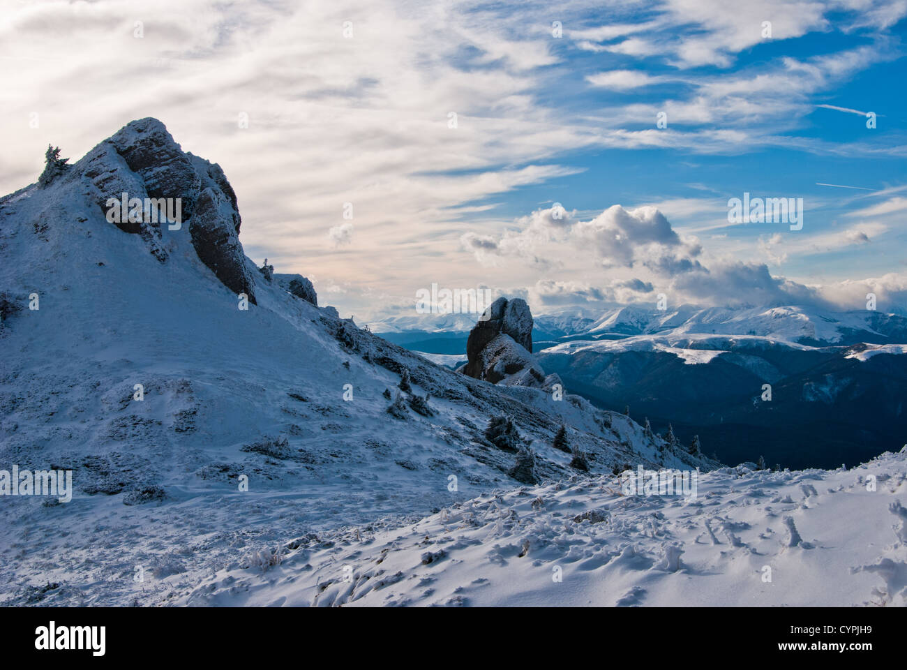 Ciucas paesaggio di montagna Foto Stock