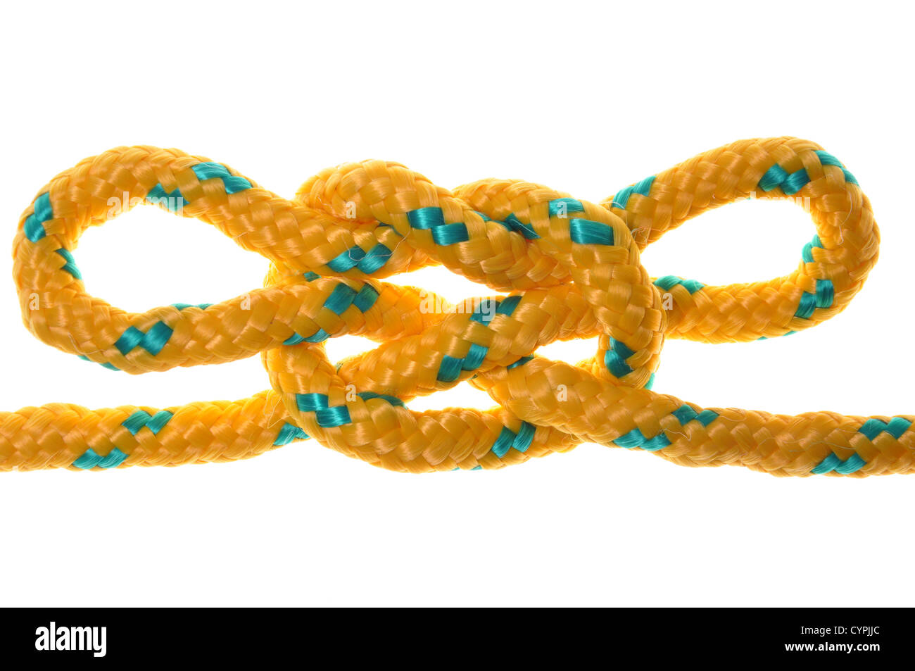 Foglio Capitans piegare di vela di base del nodo Foto Stock