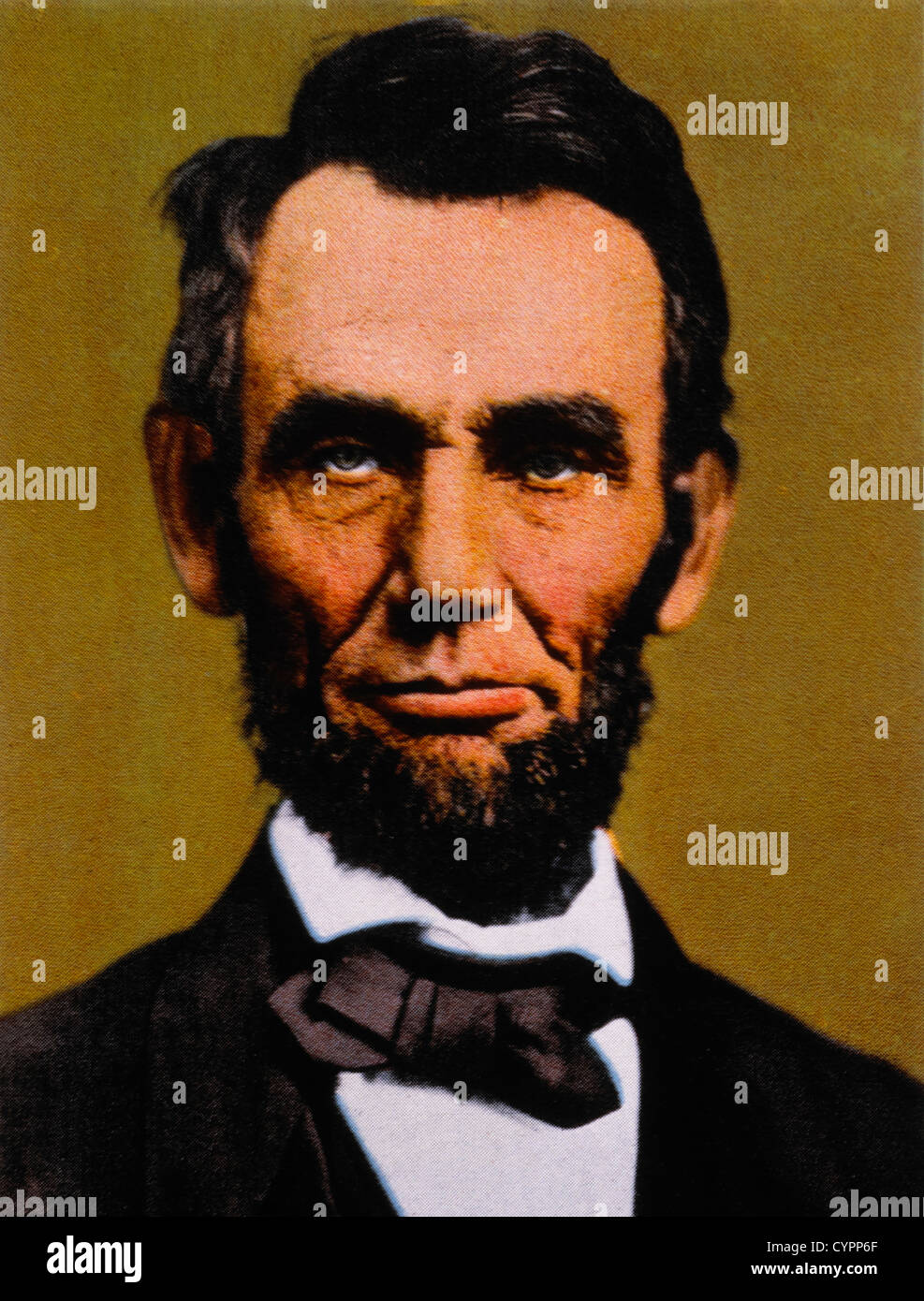 Abramo Lincoln (1809-1865), il sedicesimo presidente degli Stati Uniti, Ritratto Foto Stock