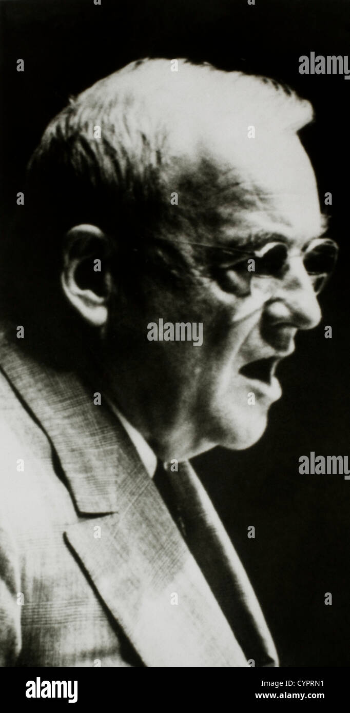 John Foster Dulles (1888-1959), Segretario di Stato americano, 1953-59, Ritratto, 1958 Foto Stock