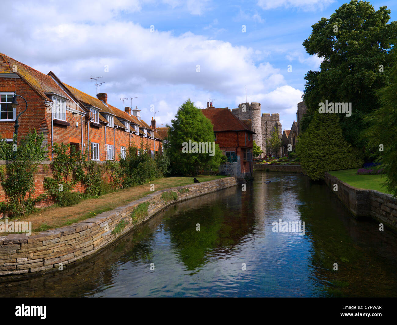 Città di Canterbury Foto Stock