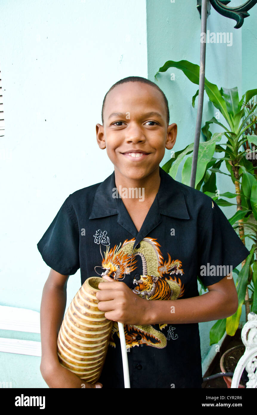 I bambini cubani a l'Avana Foto Stock